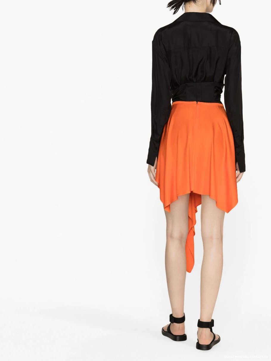 Affordable skirt McCartney draped Women Stella asymmetric 0323